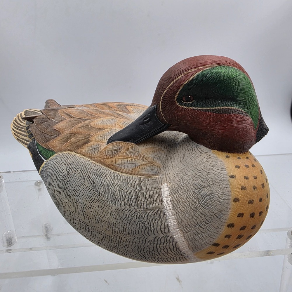 Danbury Mint GREEN-WINGED TEAL North American Duck Decoy Limited Ed George Kruth